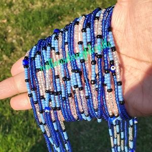 African Tie on waist beads